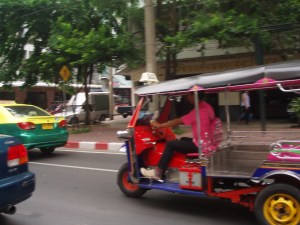 Taxis and tuk tuks, Bangkok