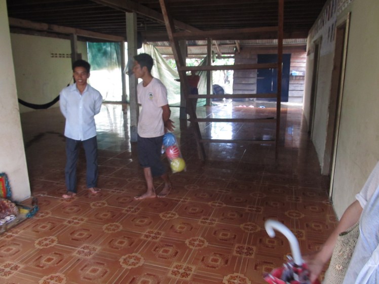 Den with Vannak inside the orphanage. As I said, they have nothing