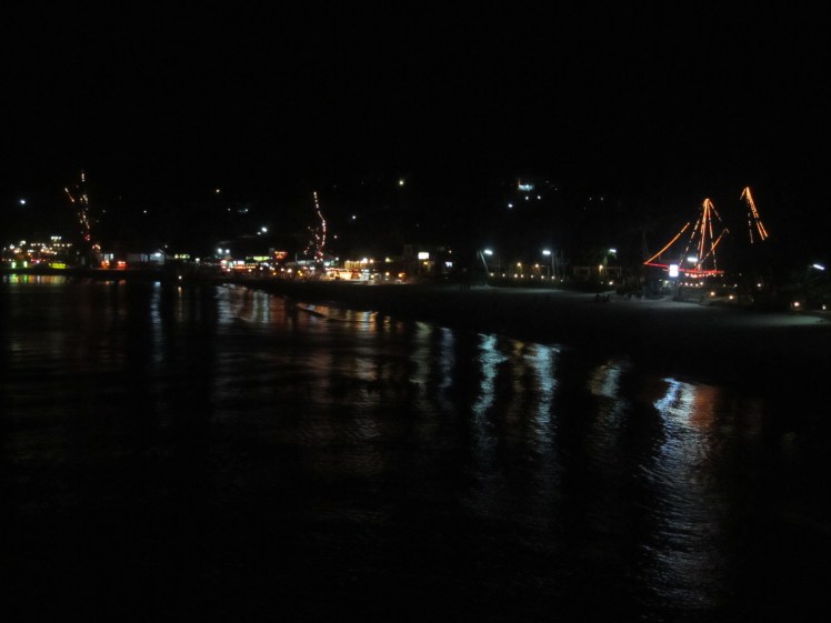 The sunrise beach by night, Koh Phangan