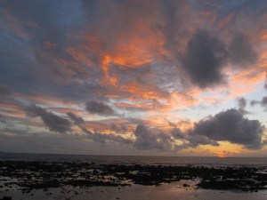 Cocktails at sunset, Koh Lanta.