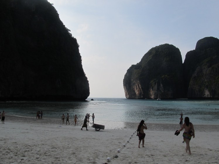The stunning natural beauty of Maya Bay.