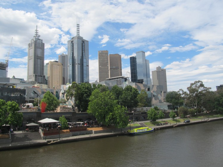 Melbourne skyline.