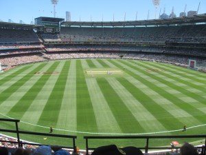 Inside the famous MCG stadium watching Australia vs. Sri Lanka.