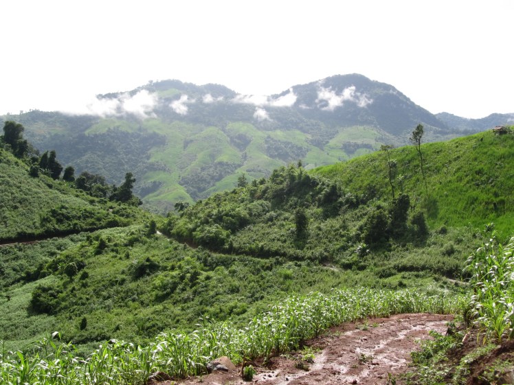 Hiking up a mountain in Laos to see this view was definitely a challenge.