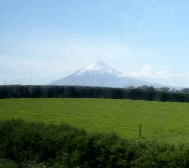 Mount Taranaki in all its majesty.