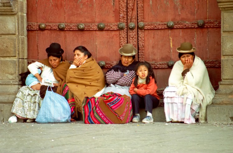 Locals in Bolivia via archer10 @ Flickr