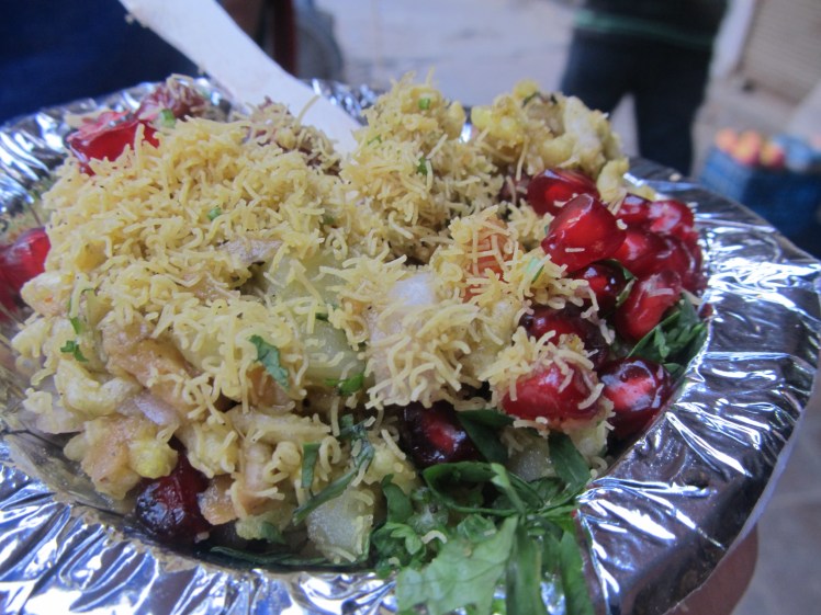 Bhol puri - an example of India's amazing street food.