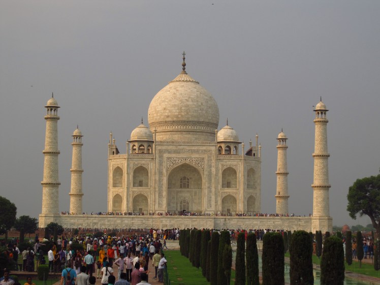 A LOT of people at India's number one tourist spot.