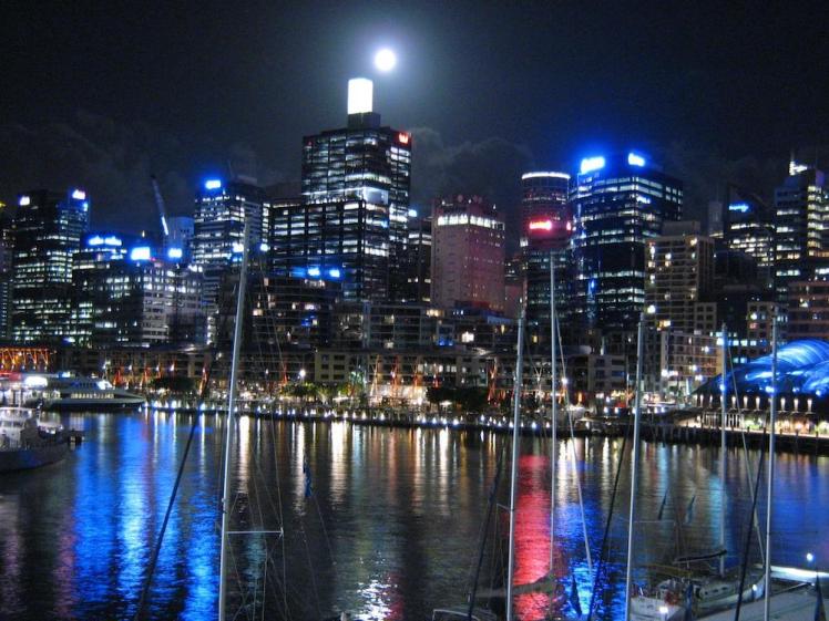 Sydney by night.