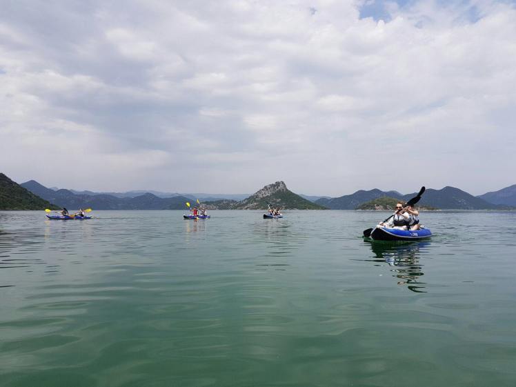 Kayaking on Lake Skadar