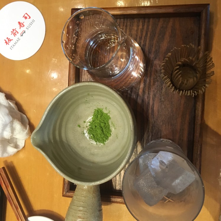 Japanese matcha tea